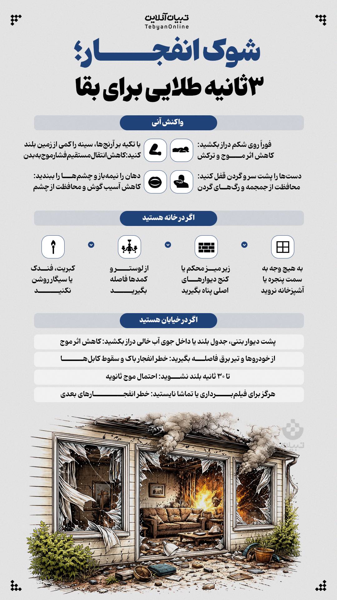 شوک انفجار، 3 ثانیه طلایی برای بقا.jpeg
